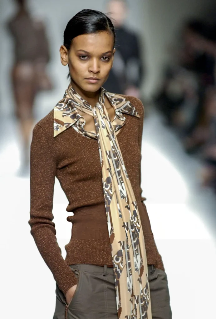 'Scarf Over Dress' Style