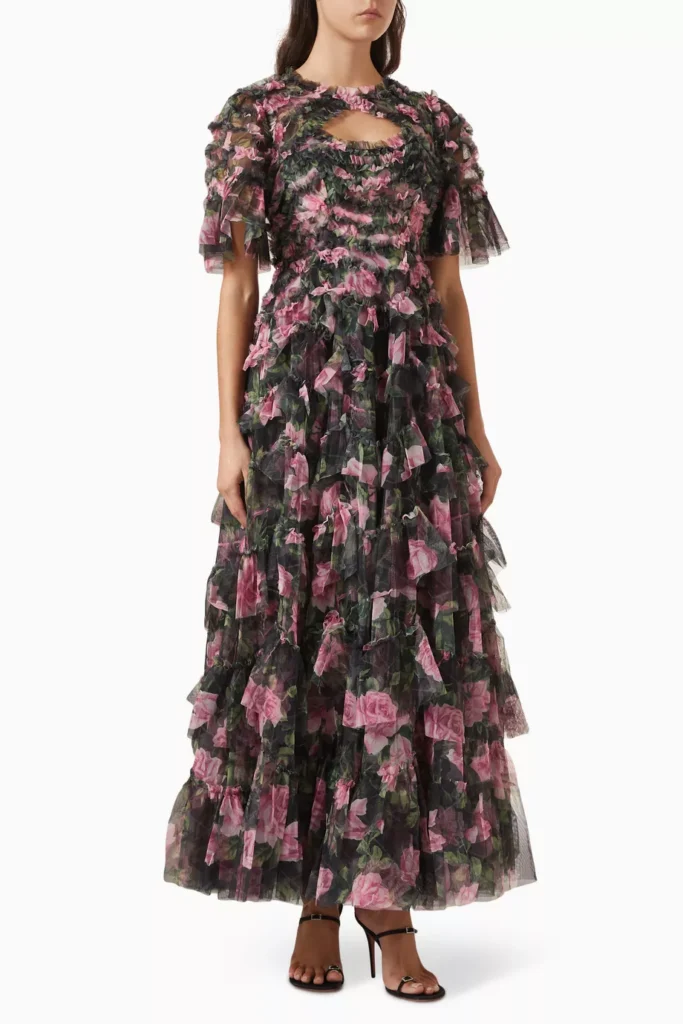 needle-thread-rose-vine-aviana-gown - Soigné Middle East