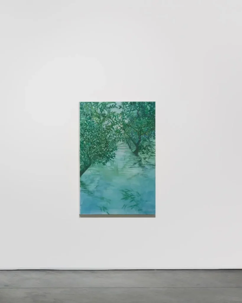 In-Plain-Sight-by-Alia-Zaal - Soigné Middle East Image of a painting from the ‘In Plain Sight’ exhibition. As part of our Things to Do in Dubai series