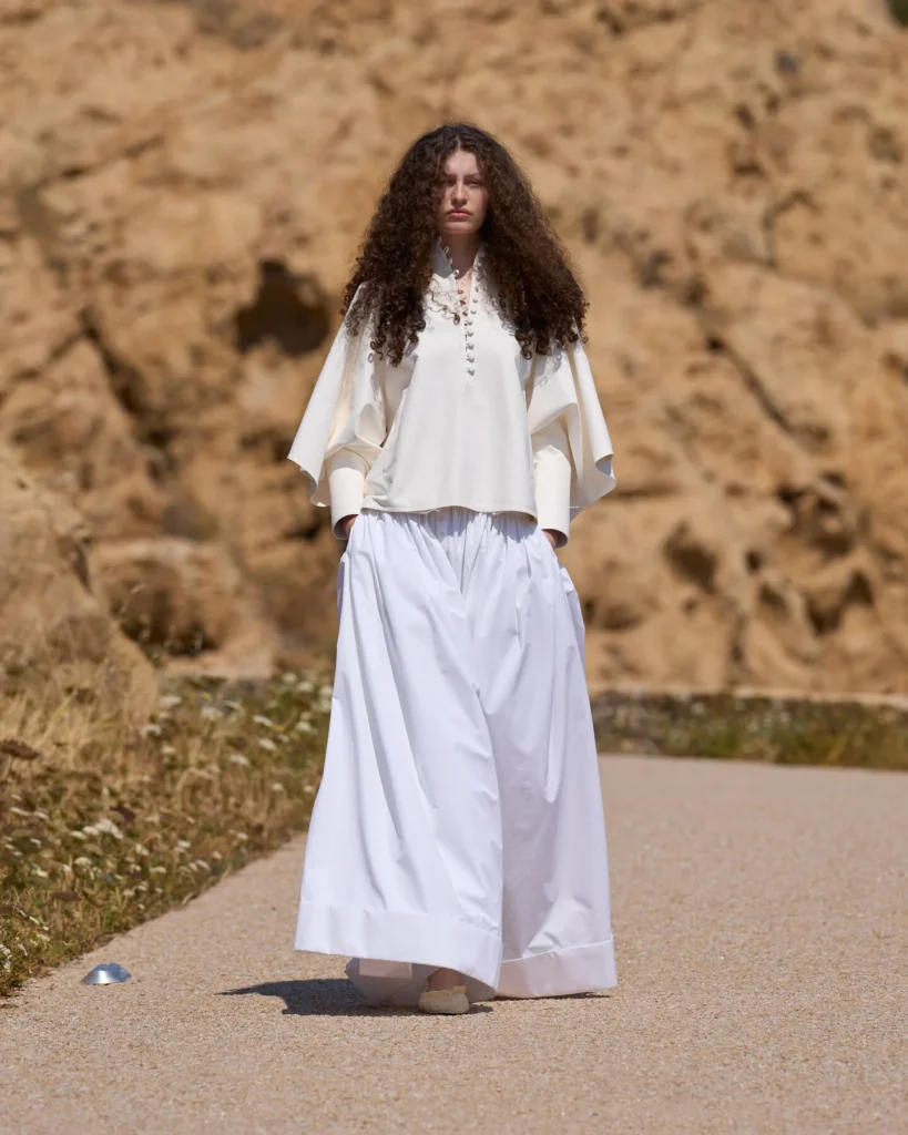 Image of a model walking the Jacquemus SS27 show