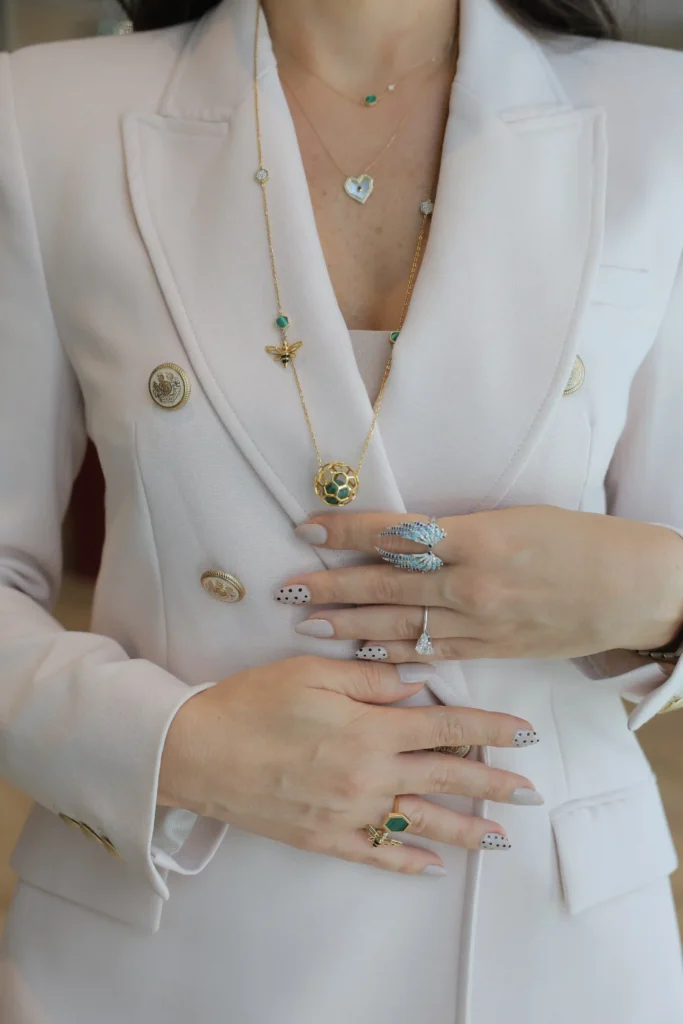 Lana-Al-Kamal-Jewelry - Soigné Middle East Image of a woman wearing Lana Al Kamal Jewelry