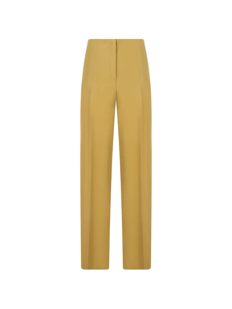 alberta-ferretti-high-waisted-silk-trousers - Soigné Middle East A product image of the Alberta Ferretti High-waisted Silk Trousers