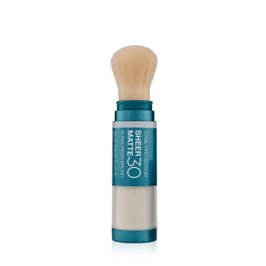 colorescience-total-protection-sheer-matte-spf30-sunscreen-brush - Soigné Middle East Product image of the Colorescience Sunforgettable Total Protection Sheer Matte SPF30 Sunscreen Brush that is a hair sunscreen