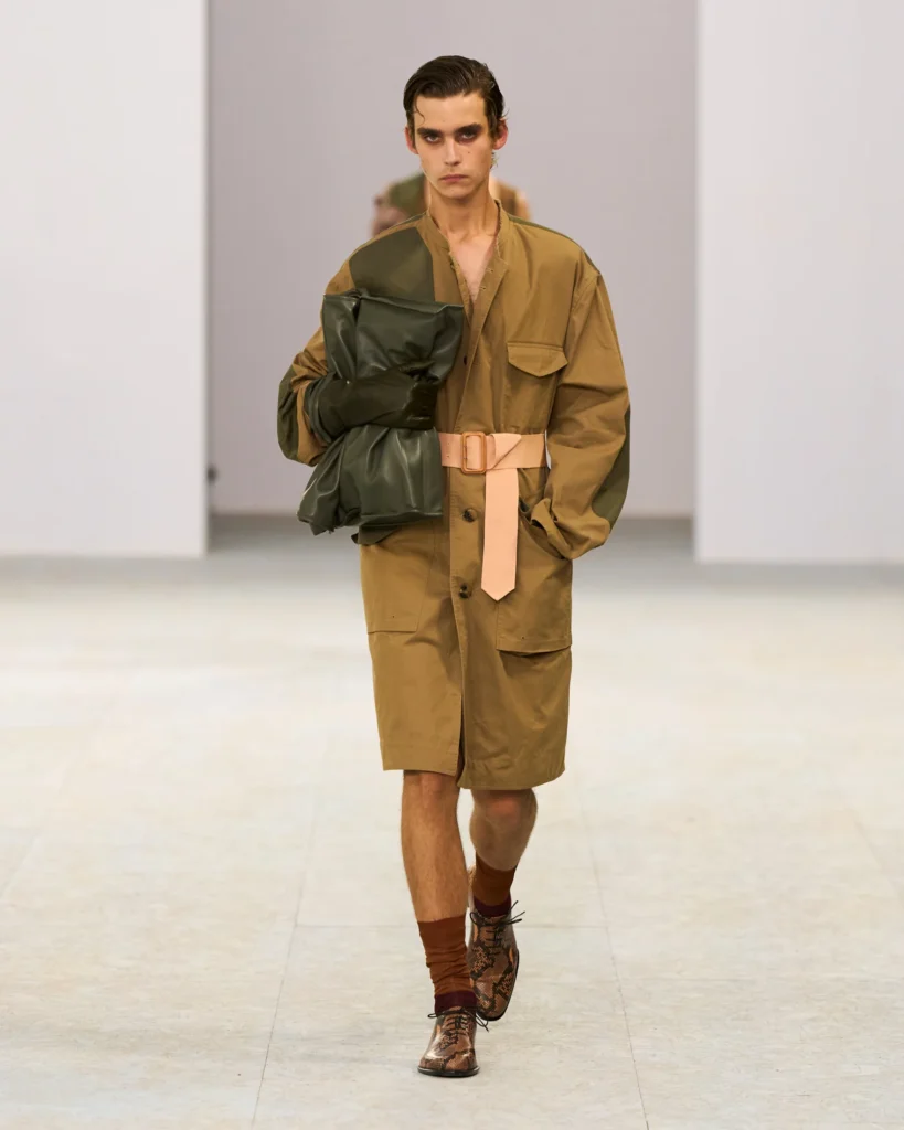 Image of a model walking the Dries van Noten SS27 show