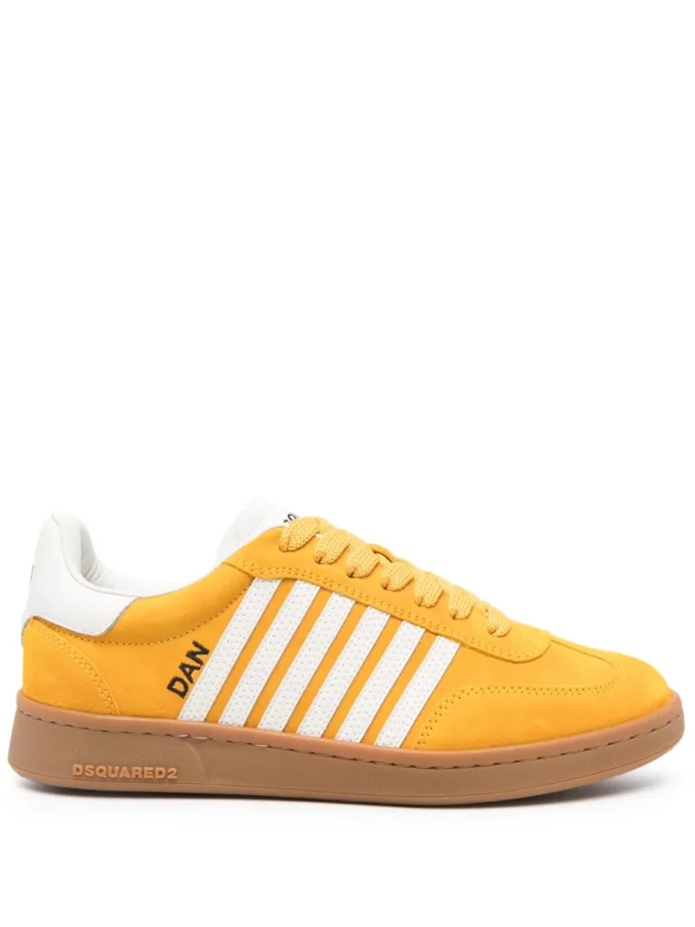 dsquared2-boxer-leather-sneakers - Soigné Middle East A product image of the DSQUARED2 Boxer Leather Sneakers