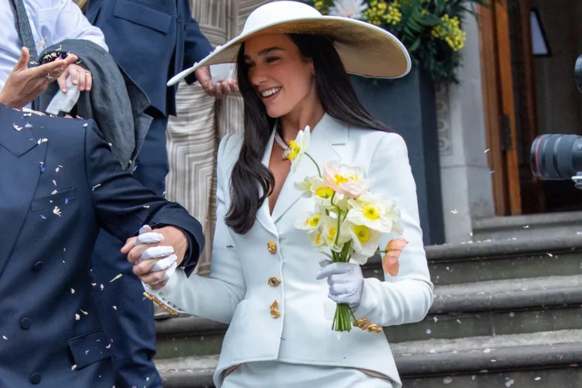 Dua Lipa Might Have Just Rewritten the Bridal Dressing Rules