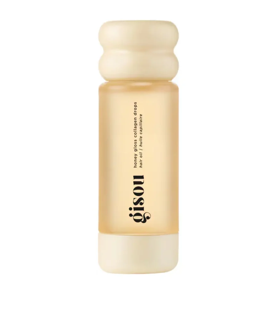 Product image of the Gisou Honey Gloss Collagen Drops Hair Oil 
