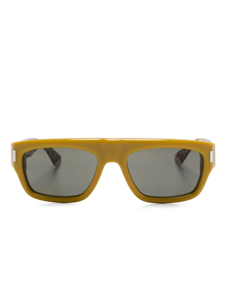 saint-laurent-eyewear-rectangle-frame-sunglasses - Soigné Middle East Product image of the Saint Laurent Eyewear Rectangle-frame Sunglasses
