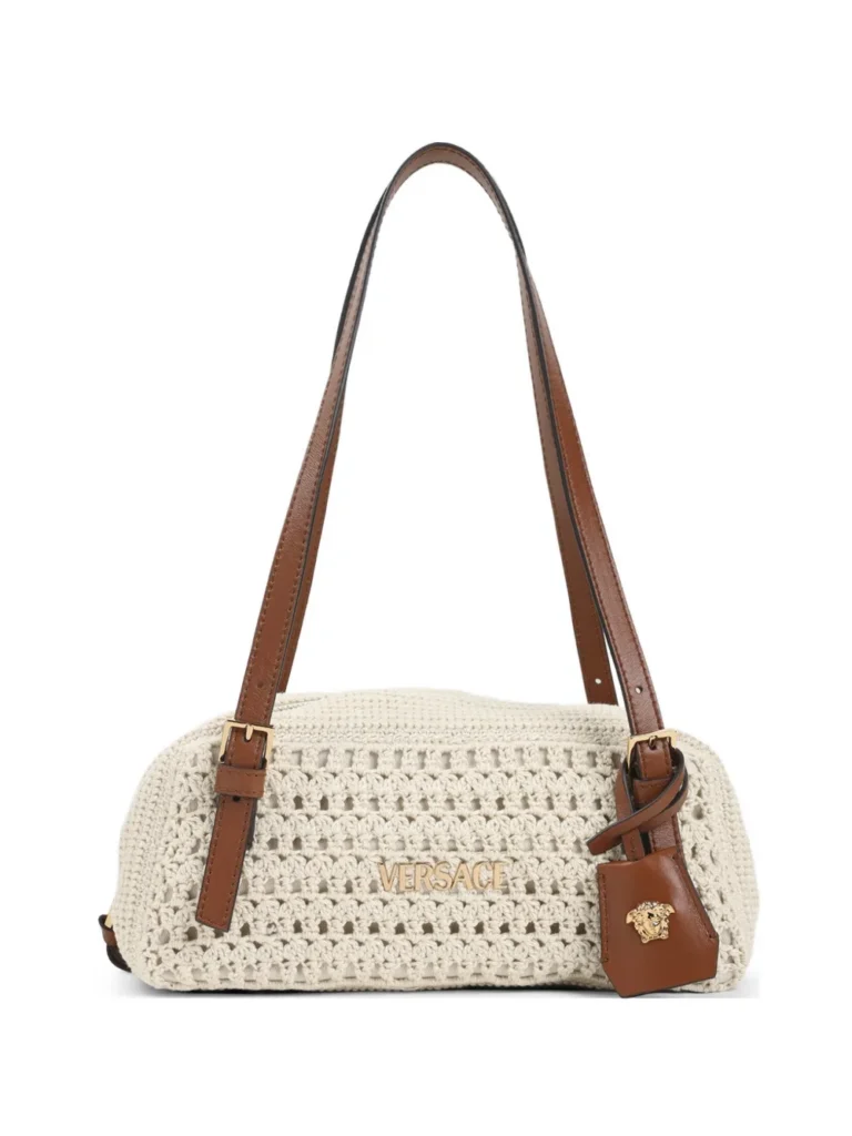 Product image of the Versace Crochet-design Shoulder Bag