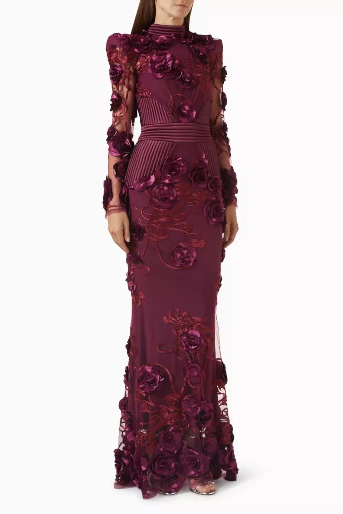 zhivago-one-more-kiss-dear-gown-in-lace - Soigné Middle East A product image of the Zhivago One More Kiss Dear Gown in Lace