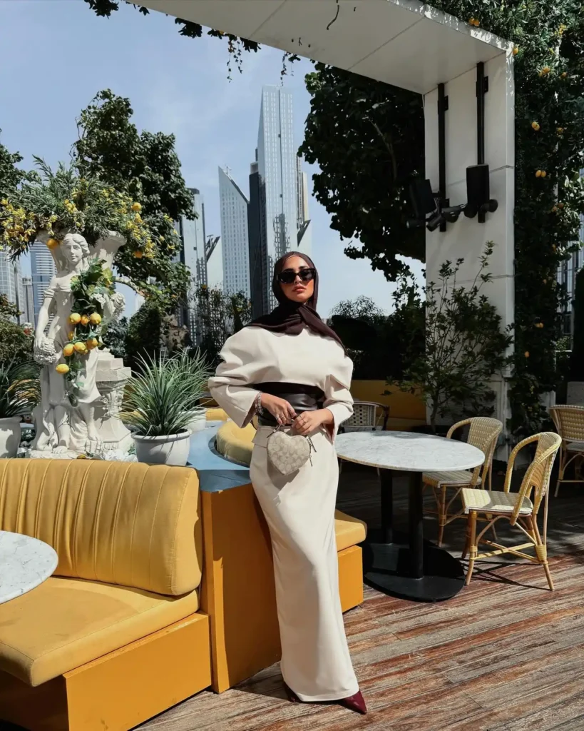 Leen Awartani at an event in Dubai