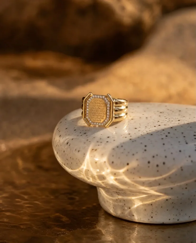 Product image of the Liberté Guardian Chunky Ring 

