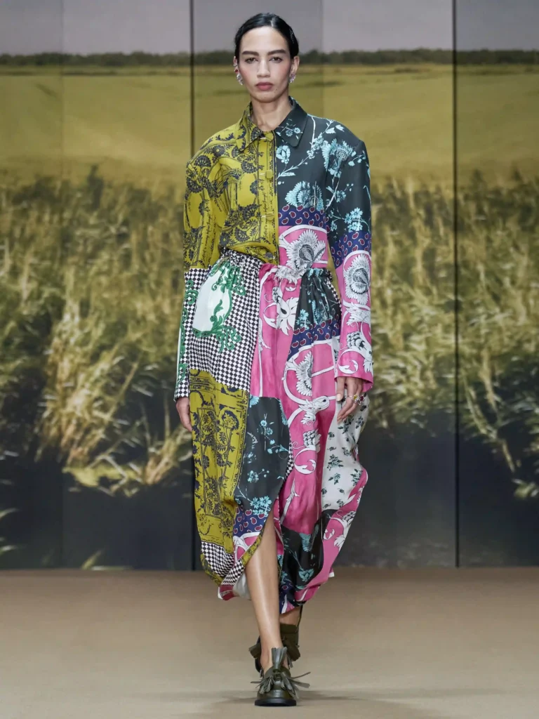 A model walking the Dhruv Kapoor SS27 show, for our Milan Fashion Week SS27 highlights