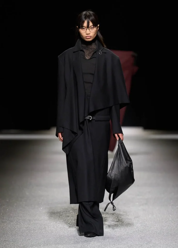 image of a model walking the Issey Miyake AW26 show