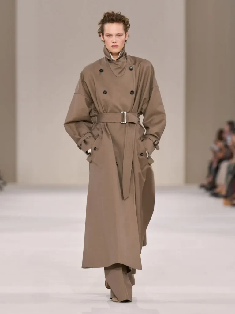 Image of a model walking the Max Mara SS27 show