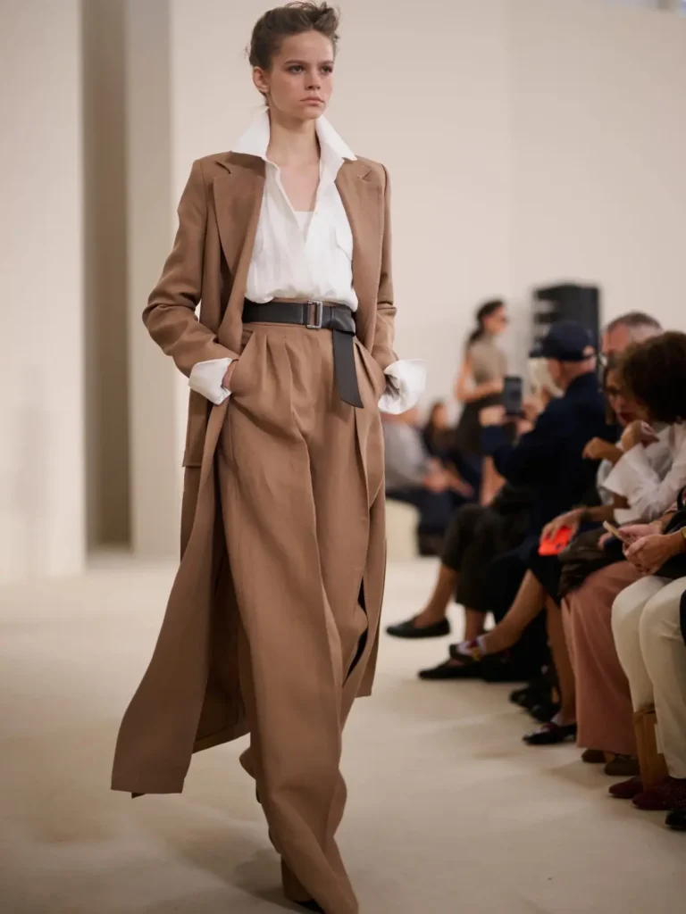 Image of a model walking the Max Mara SS27 show