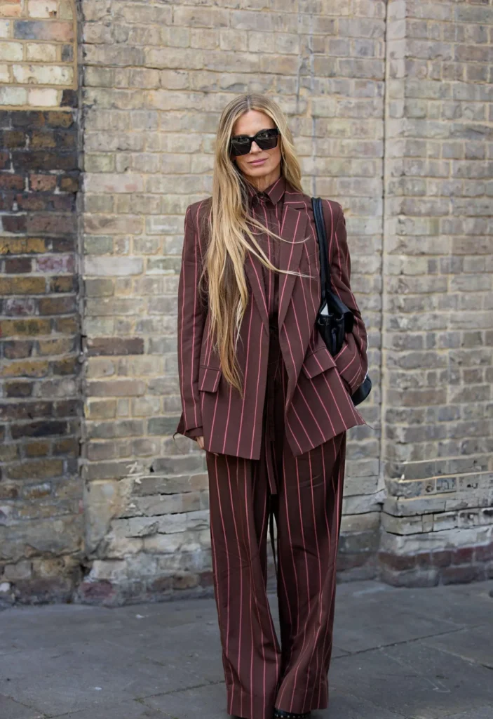 A guest attending London Fashion Week