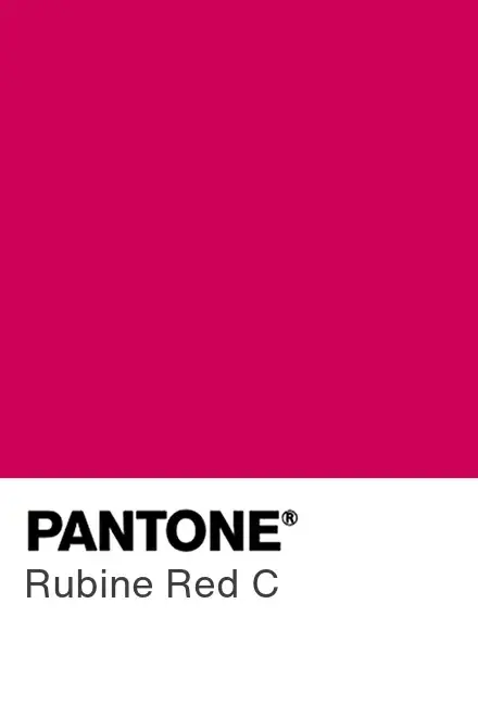 pantone-ruby-red - Soigné Middle East Image of Pantone Rubine Red