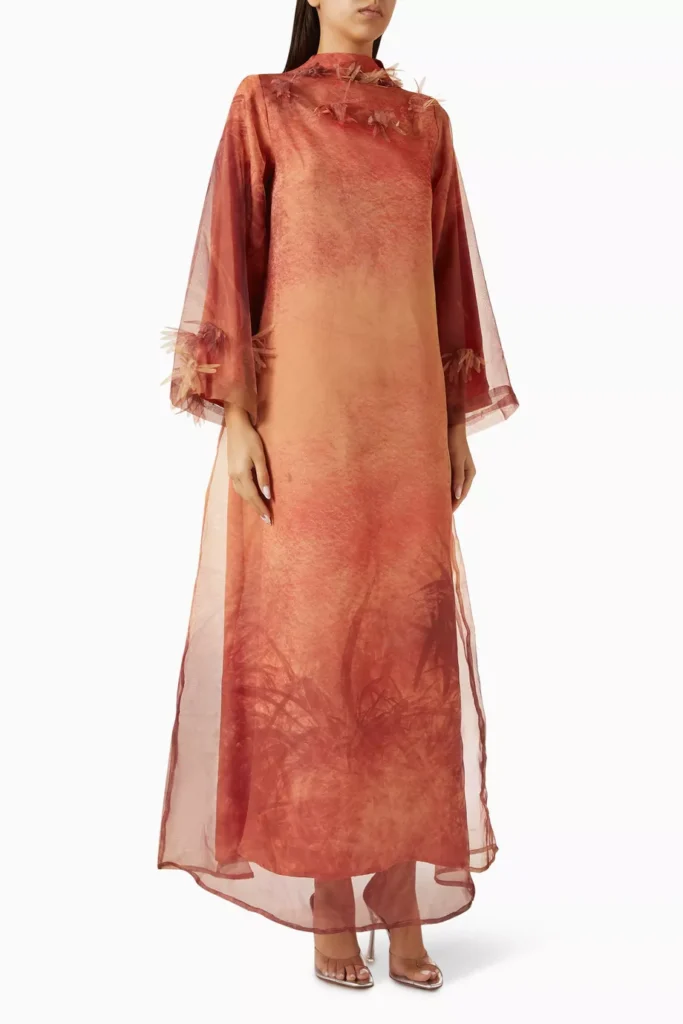 product image of the Tha Seen Printed Applique Kaftan