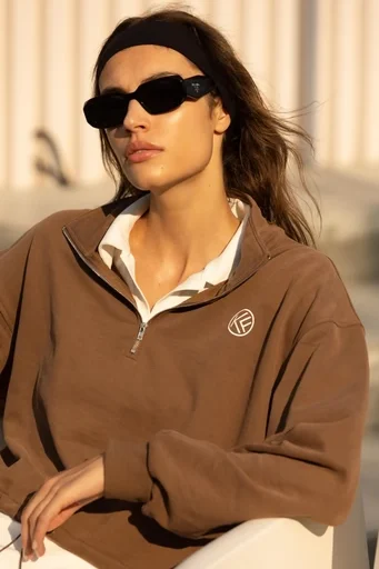 image of a model wearing All by Kai Aero Sweatshirt