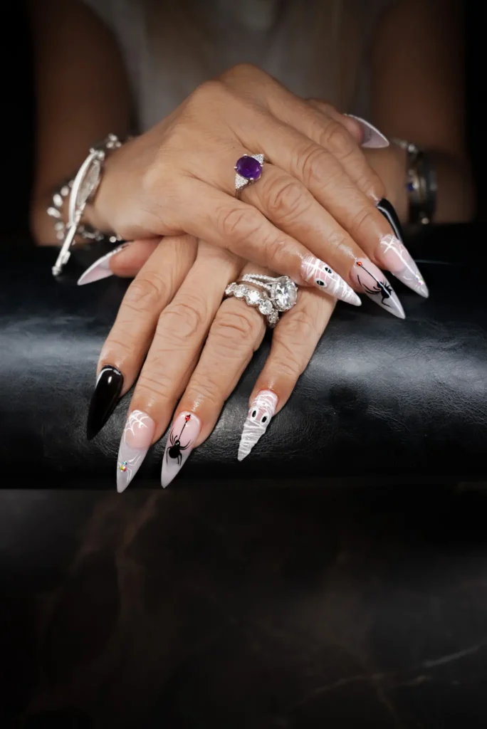 image of halloween nails at March14, for our Halloween in Dubai round up 