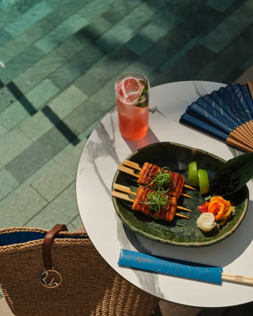 image of food at Nobu by the Beach
