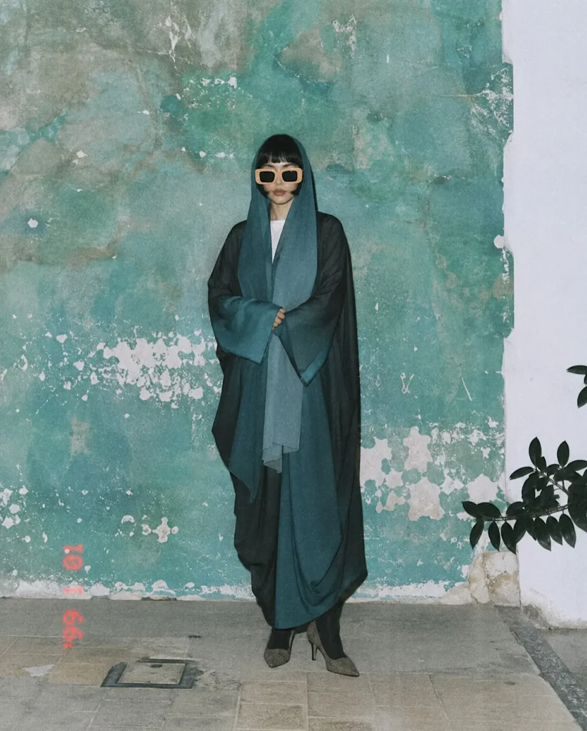 image of a model wearing Sara Omaira