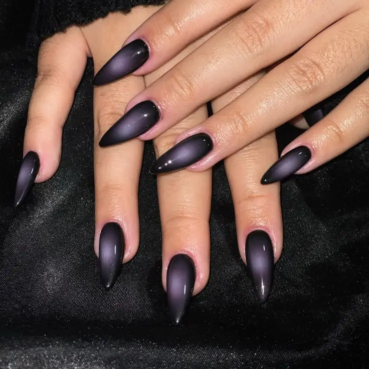 image of dark aura nails