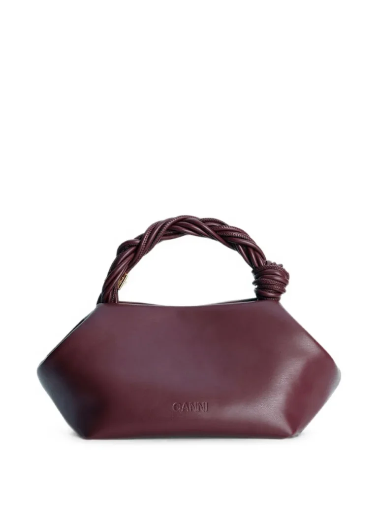 image of Ganni Burgundy Small Bou Bag