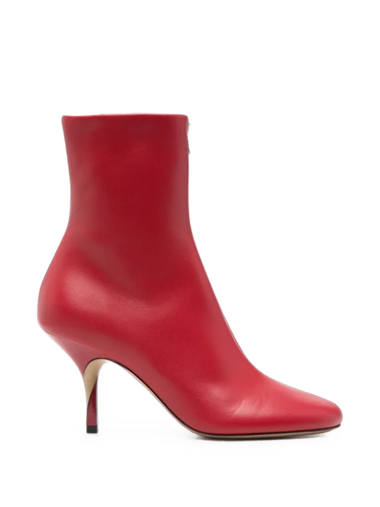 image of Jacquemus Pointed-Toe Ankle Boots