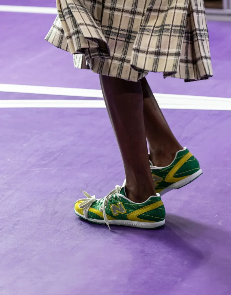 Image of the footwear seen at the Miu Miu SS27 show