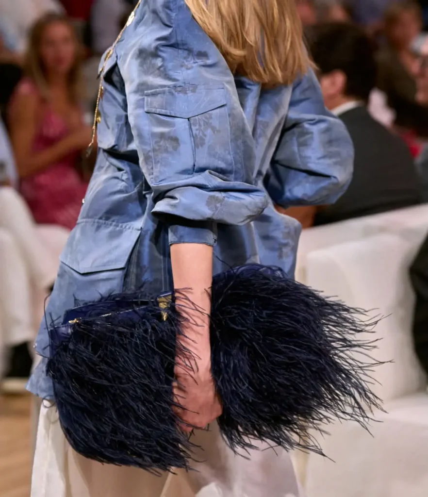 Image of a bag at the ralph lauren SS27 show